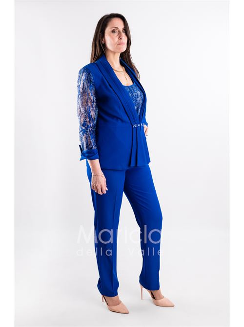 tailleur 3 pz ricamati PAOLA FORTI | PF217ROYAL